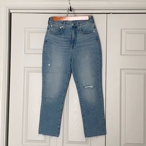 Madewell Petite curvy perfect vintage jean, Coffey wash